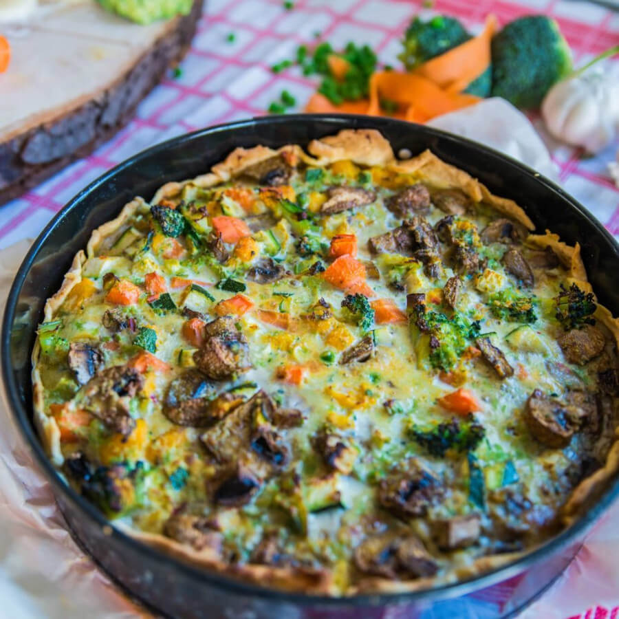 Quiche Keurig, een quiche van Trashure Taarten